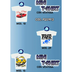 Mini t-shirt con ventosa