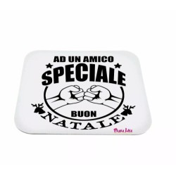 mouse pad tappetino pc scritta ad un amico speciale buon natale regalo amicizia