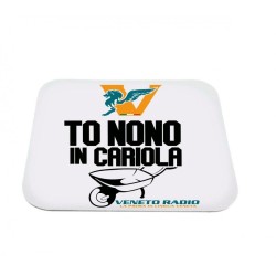 mouse pad tappetino rettangolare pc scritta veneto radio to nono in cariola