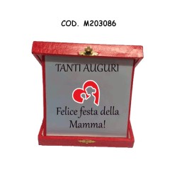 Targhe in scatola ( Tanti auguri felice festa della mamma)