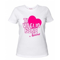 t-shirt girocollo Ti voglio bene nonna