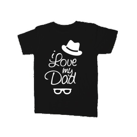 T-shirt neroI love my Dad