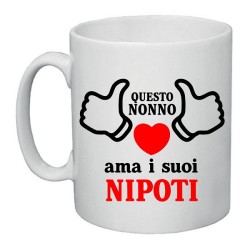 tazza in ceramica questo nonno ama i suoi nipoti