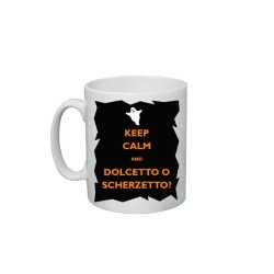 tazza mug 8x10 cm scritta keep calm dolcetto e scherzetto idea regalo halloween