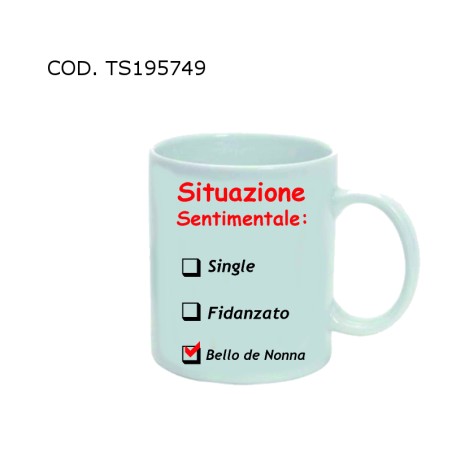 Tazze single personalizzate situazione sentimentale