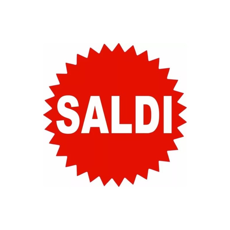 Adesivo saldi vetrofania stampa diametro 45 cm ideale Vetrine pubblicita' SALDI