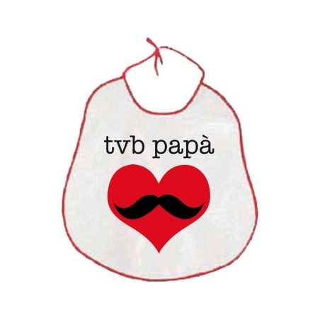 Bavaglione 40x38cm Tvb papà