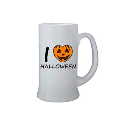 boccale birra halloween i love halloween cl 500