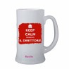 Boccale con scritta Keep Calm sono il direttore  ml.500