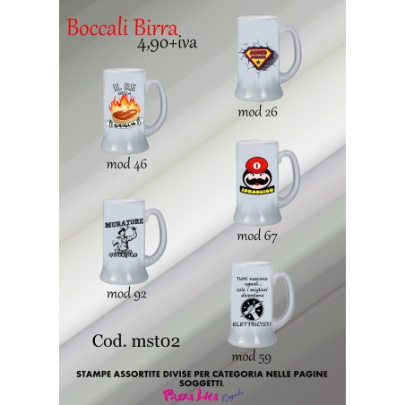 Boccali Birra personalizzati