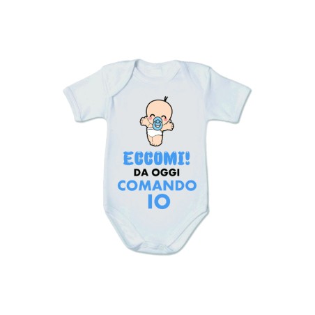 Body bambino Eccomi  Da oggi comando io