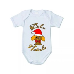 body bianco cotone bambino bambina scritta dolce natale idea regalo