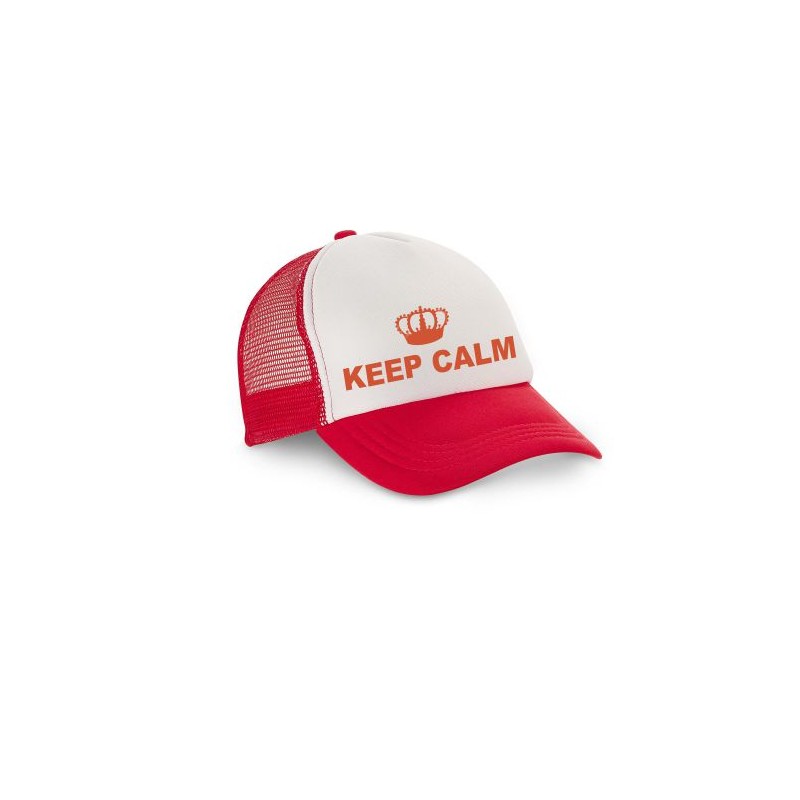 CAPPELLINO CON VISIERA IN POLIESTERE KEEP CALM