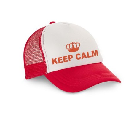 CAPPELLINO CON VISIERA IN POLIESTERE KEEP CALM