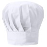 Cappello da chef neutro pronto per la personalizzazione materiale 35% Cotone + 65% Poliestere  cm 27,50 x 20 cm