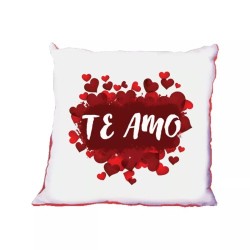 cuscino 40 x 40 con scritta in spagnolo te amo amore san valentino