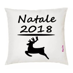 cuscino 40 x 40 scritta natale 2018 idea regalo natale