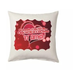 cuscino 40 x 40 scritta ti amo amore SAN VALENTINO cuore cuori