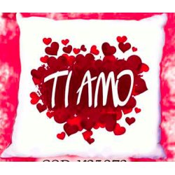 cuscino 40 x 40 scritta ti amo AMORE san valentino cuore cuori regalo